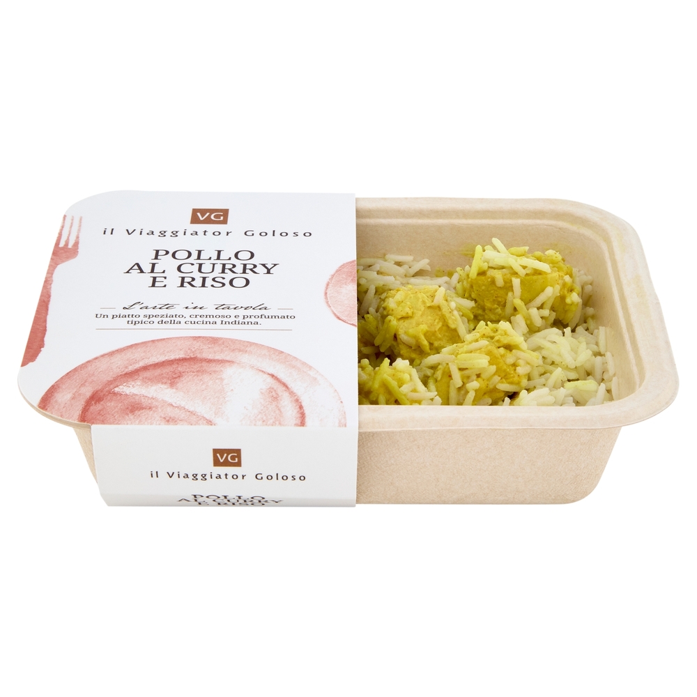 Pollo al Curry e Riso il Viaggiator Goloso